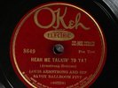Louis Armstrong & His Savoy Ballroom Five OKEH 8649 E PRE WAR JAZZ 78