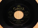 The Pearls Doo Wop 45 Your Cheatin Heart bw I Sure Need You on Onyx