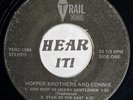 Obscure TN Country Xmas EP 45 HOPPER BROTHERS & CONNIE Christmas TRAIL RECORDS