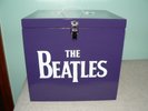 The Beatles 45 RPM Record Storage box Quality Solid Wood New & NICE