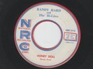 ROCKABILLY bw TEEN DOOWOP 45 - RANDY HARD  & HI LITES- HONEY DOLL- HEAR-1958 NRC