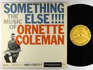 Ornette Coleman - Something Else LP - Contemporary - C3551 Mono DG VG+