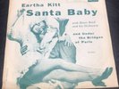 Vintage Christmas Eartha Kitt SANTA BABY RCA 5502 Classic Mid Century Record