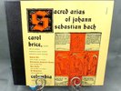 SACRED ARIAS OF JOHANN SEBASTIAN BACH Record SHELLAC X2 Classical 78RPM 12