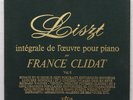 FRANCE CLIDAT – LISZT piano works vol.6 VEGA 4xLPs box EX