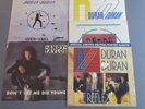 DURAN DURAN 45's pc REFLEX with Band Poster, A View To A Kill, Andy Taylor Solo