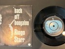 Rare 1972 1st UK Press BLUE Apple Ringo Starr Back off Boogaloo w Picture Sleeve