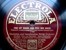 A086/ MILITÄR-ORCHESTER-Frei ist Mainz und frei der Rhein-Marsch-78rpm Schellack