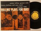 SONNY ROLLINS Plays for Bird Kenny Dorham RVG Prestige PRLP 7095 MONO LP VG++