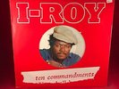I ROY Ten Commandments 1980 UK YELLOW Vinyl LP virgin records original 10 #