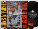GUNS N ROSES Appetite For Destruction ORIG 1987 Germany LP WITHDRAWN COVER metal