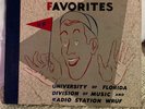 RARE 1950's UNIVERSITY OF FLORIDA GATORS 4 RECORD ALBUM SET 78 RPM RADIO WRUF