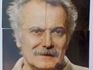 GEORGES BRASSENS POSTER DISQUES N°810 384-1 PHILIPS / 4 DISQUES EN TRES BEL ETAT