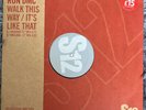 RUN DMC - WALK THIS WAY / IT'S LIKE THAT * 12 INCH VINYL * S12DJ-025