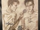 Jeff Beck Johnny Depp 18 BOTH Signed Autographed Gold Vinyl LP