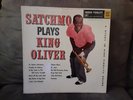 Louis Armstrong Satchmo Plays King Oliver Jazz Big Band Vinyl Record Album 1960
