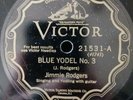 78 Rpm Prewar Country Jimmie Rodgers Never No More Blues E- Condition