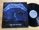 Metallica - Ride the Lightning LP Megaforce Original 1984 with Inner Ultrasonic