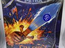 PETRA On Fire  1988 Vinyl 12'' Lp. Vinyl Record Christian Rock Lyric Insert VG+