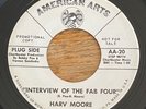 Interview Of The Fab Four Harv Moore American Arts 45rpm AA-20 Promo Beatles