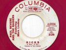 PAUL REVERE & THE RAIDERS 45RPM '65 COLUMBIA KICKS RED WAX PROMO VG TO VG+