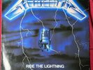Ride The Lightning Metallica 1984 Roadrunner RR 9848 First Presss Vinyl LP