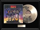 KISS DESTROYER FRAMED LP WHITE GOLD PLATINUM TONE RECORD RARE NON RIAA AWARD