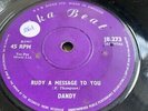 Dandy - Rudy A Message To You / Till Death Do Us Part - 7'' Single - Livingstone