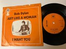Bob Dylan 45 + Picture Sleeve Just Like A Woman England