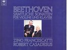 4LP BEETHOVEN Complete Sonatas for Violin & Piano FRANCESCATTI CASADESUS 77426