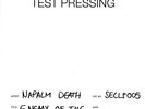 Napalm Death(Test Pressing Vinyl LP)Enemy of the Music Business-Secret-M/M