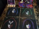 KISS SET OF 4 SOLO VINYL RECORDS ACE FREHLEY GENE SIMMONS PAUL STANLEY+ CRISS