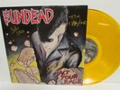 THE UNDEAD Act Your Rage 1989 YELLOW VINYL LP Signed Cover & Insert MISFITS