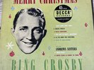 BING CROSBY Merry Christmas 45 White Christmas Set of 4 Records Silent Night