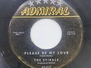 The Spirals “Forever And A Day/Please Be My Love” Rare Admiral Doo Wop 45