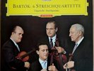 BARTOK Six String Quartets HUNGARIAN DGG 138 650/52 SLPM Red Stereo 3LP Box NM
