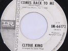 Clydie King 45 rpm He Always Comes Back to Me Soft Gentle Ways Ultrasonic Promo