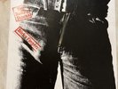 The Rolling Stones Sticky Fingers Vinyl Record Original UK 1971 Zip With Poster