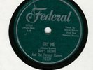 c 78 RPM James Brown Federal 12337 in E