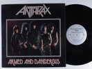 ANTHRAX Armed And Dangerous MEGAFORCE EP VG++/NM n