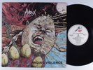 AIRAX Raging Violence METAL BLADE/ENIGMA LP VG++ with lyric sheet insert n