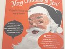 MERRY CHRISTMAS TO YOU   1957 Vinyl LP   Frank Sinatra Nat King Cole Dean Martin