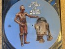 THE STORY OF STAR WARS VINYL LP PICTURE DISC 1977 ORIG 1ST PRESS EX/VG