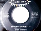 Bobby Comstock Rock 'n' Roll 45 Your Big Brown Eyes bw Jezebel on Jubilee