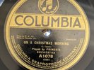 78 rpm Columbia A1078 Prince's Orchestra - On A Christmas Morning