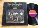 Crosby Stills Nash & Young - Deja Vu LP UK Red & Plum Label Textured Ultrasonic
