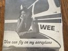 Wee You Can Fly On My Aeroplane LP Owl Private Soul Funk OG Press Rare