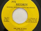 MICHAEL JACKSON & PAUL McCartney - The Girl is Mine - RARE BARBADOS 45