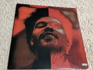 The Weeknd After Hours Deluxe 2 LP Signed Clear With Red Splatter Colored Vinyl
