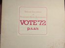 Vote '72 vinyl promo LP Rundgren Beach Boys Zappa Flo & Eddie Chicago